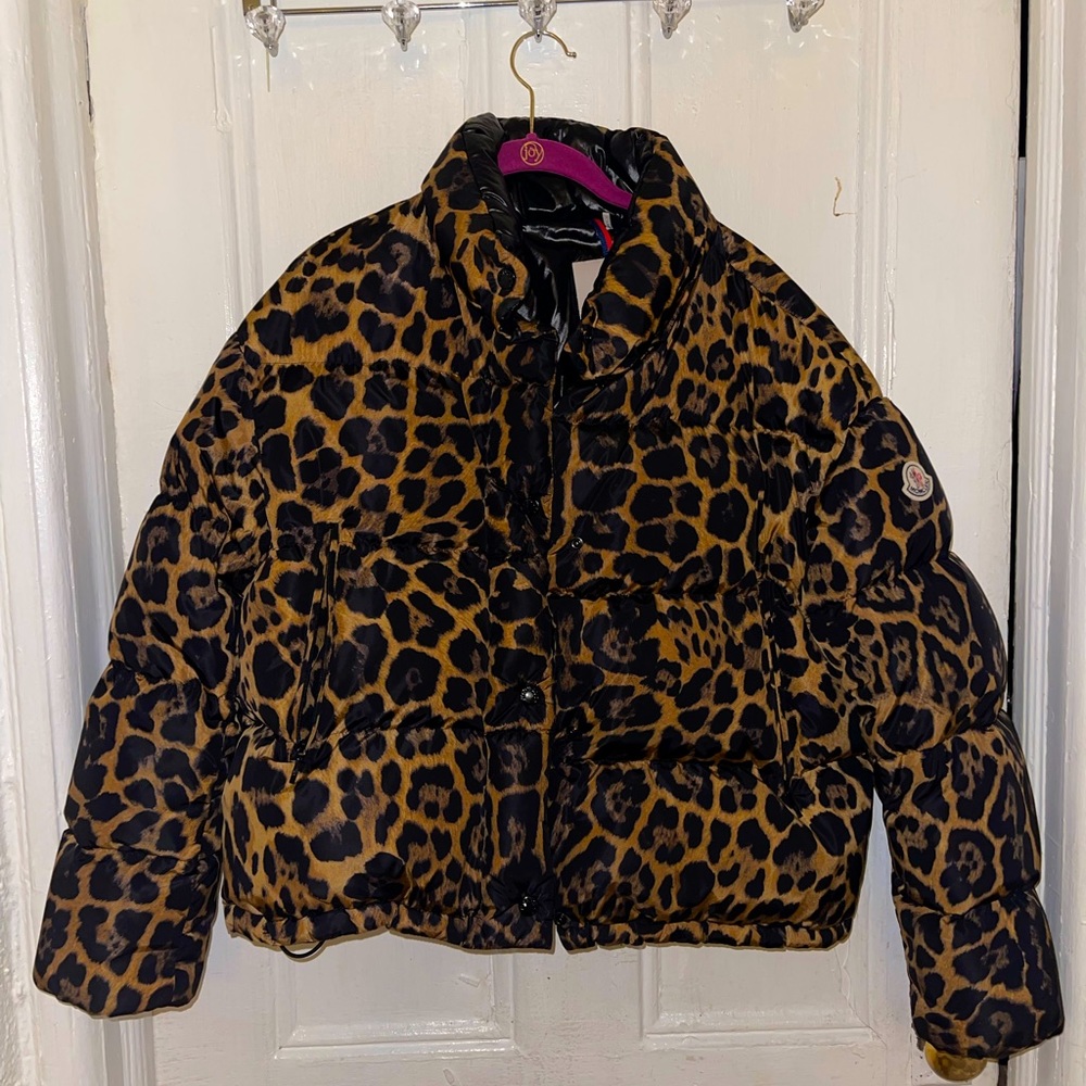 Moncler Cheetah Print Puffer